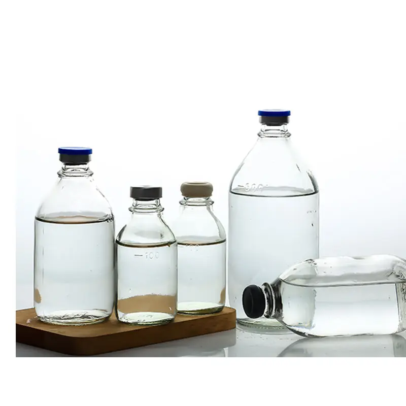 Avertan 100ml 250ml 500ml 1000ml pharmaceutical glass bottle clear glass boston chemical reagent bottle for chemical reagents