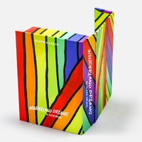 Boîtes cadeaux personnalisées en raphia rigide, laminées mat, avec revêtement UV, colorées, luxueuses, holographiques, en matériaux recyclés, fermeture magnétique