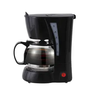 अच्छी गुणवत्ता आधुनिक शैली सरल बहु-कार्यात्मक ड्रिप मिनी कॉफी निर्माता के साथ एक कप कॉफी मशीन जल स्तर सूचक
