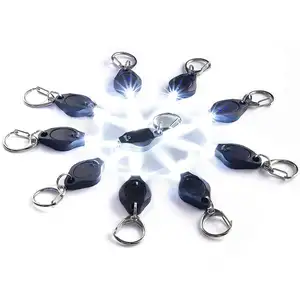 Mini Torch Key Chain Vòng PK Keyring Trắng Đèn LED, Ton II Photon 2 Micro Ánh Sáng Keychain Đèn Pin