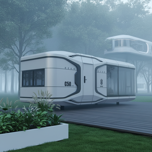 Casas Prefabricadas Modulares de Lujo para <span class=keywords><strong>Villas</strong></span> de Playa, Ecológicas, Resistentes al Viento, de Acero de Alta Gama - Product Image 1