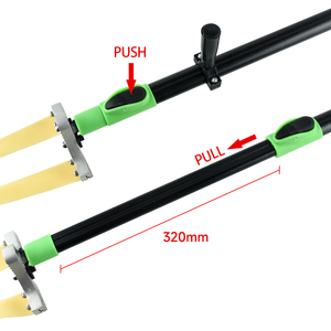 Slingshot télescopique en métal noir, design compact et ergonomique, haute puissance pour la <span class=keywords><strong>chasse</strong></span> en plein air et le tir sur cible - Product Image 2