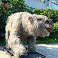 Modèle de simulation animatronique d'animal préhistorique Diprotodon - Construction métallique pour centre commercial intérieur/extérieur et parc d'aventure