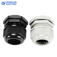 Presse-étoupe en nylon étanche IP69, filetage PG36, en plastique PA66, avec écrou de blocage réglable, basse tension, noir/gris, pour usage industriel