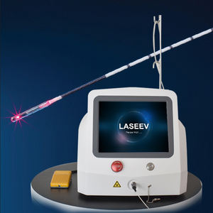 Minimamente invasiva 980 nm 1470nm Varizes EVLT EVLA Endovenosa veia Laser remoção fibra - Product Image 1