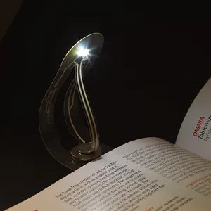 JANPIM OEM Wholesale Night Lamp Reading Light Mini Simple Modern Nordic Light for Bedside LED Bedroom PE 5g Bookmark Shape