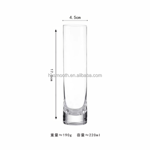SMOOTH Wholesale Wedding Dinning Table Decoration Flower Centerpiece Clear Cylinder Small <b>Bud</b> <b>Glass</b> <b>Vase</b> - Product Image 6