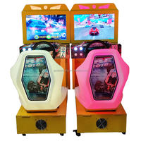 Haute qualité 22 pouces enfants simulateur de course Machine d'arcade à pièces métal matière plastique 220V divertissement Amusement