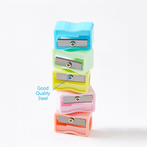 Mini pastel màu đơn lỗ giá rẻ mài lớn hình tam giác bút chì mài 8mm 10mm - Product Image 2