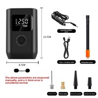 Car-Mounted Wireless Air Pump Portable Multi-Function Digital-Display Emergency Tire Inflator for Electric Vehicles Model A5