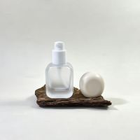 Flacon vide en verre pour fond de teint liquide, emballage cosmétique, flacon portable pour maquillage, pour usage en salon