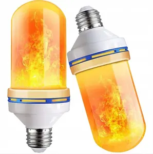 2022装飾E27E26 B22 LED炎効果電球、LEDちらつき炎ランプ、火灯LEDフリッキングランプ