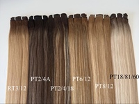 Extensions de cheveux Remy européens à double trame en gros, tissage de cheveux teints à la machine de haute qualité, compléments de cheveux humains sans perte de cheveux