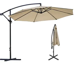 Su geçirmez toz geçirmez güneş koruma renk dayanıklı açık bahçe/plaj/veranda plaj şemsiyesi şemsiye
