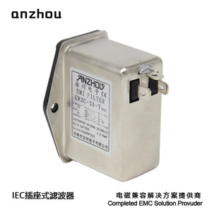 Anzhou EMI <b>Socket</b> Filter With Switch CW2C 3A T F2 For Electromagnetic Compatibility - Product Image 5