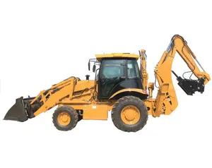 Epa Engine backhoe loader JCB 3DX 4x4 wheel Equal to JCB 3CX 4CX backhoe excavator loader for sale cheap price