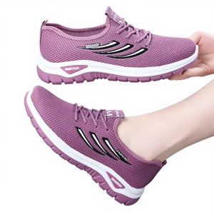 Nouvelles chaussures de course unisexes pour femmes, respirantes, en maille, légères, confortables, à semelle souple, à lacets, pour l'été - Product Image 1