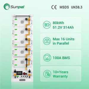 Batería de Litio Sunpal para Montaje en Rack, 314ah, 80 KWh, 256v, para Almacenamiento de Energía - Product Image 1