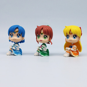 6 pz/set Q versione <span class=keywords><strong>Anime</strong></span> marinaio luna cartone animato modello di ornamento Action Figure - Product Image 6