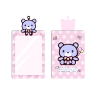 Porte-cartes en peluche de dessin animé personnalisé-OEM/ODM Clips de cartes mignons en forme d'animal pour cadeaux et usage quotidien