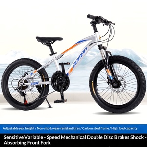 <span class=keywords><strong>Bicicleta</strong></span> de <span class=keywords><strong>Montaña</strong></span> con <span class=keywords><strong>Doble</strong></span> Freno de Disco, Suspensión Delantera con Absorción de Impactos, 21-24 Velocidades, Unisex, 18'', 20'', 22'' - Product Image 5