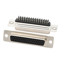 Connecteur DB44 3 rangées D-SUB à souder, mâle et femelle, pour soudure