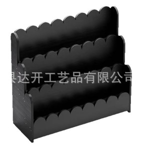 Wooden Tiered Storage Rack 4 Layers Freestanding <b>Desktop</b> Organizer For Bedroom Living Room Storage <b>Shelf</b> - Product Image 5
