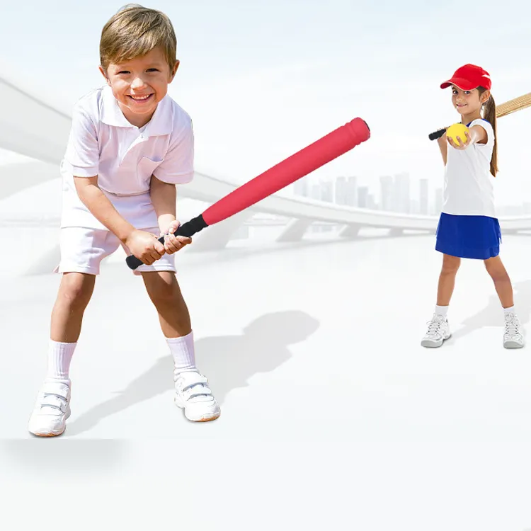 Outdoor Eva Sport Foam Honkbalknuppel En Bal Set Speelgoed Uitrusting Beginners Honkbal Cricket Bat Speelgoed Voor Kinderen