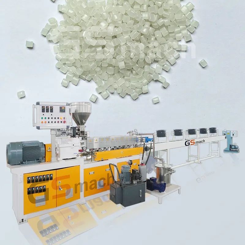 Granules bioplastiques en plastique biodégradables d'amidon faisant la machine