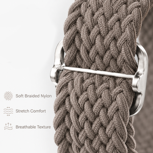 สายรัดข้อมือแบบถักไนลอนยืดหยุ่น ปรับได้ ใช้แทนสายเดิมสำหรับ <span class=keywords><strong>Apple</strong></span> <span class=keywords><strong>Watch</strong></span> 38 40 41 42 44 45 46 49 มม. - Product Image 5