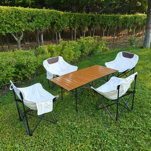 Xách tay Gấp Cắm Trại bảng, Trọng lượng nhẹ ngoài trời dã ngoại bảng với túi xách, nhỏ gọn cho đi bộ đường dài, bãi biển, BBQ, du lịch - Product Image 4