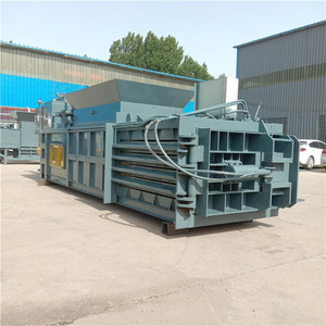 Compacteur de carton horizontal industriel Longmiao à moteur hydraulique et boîte de vitesses, robuste, haute sécurité, grande capacité - Product Image 3