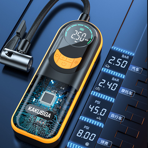 Compresseur d'air portable sans fil Kakusiga 10 bars avec manomètre numérique pour gonflage de pneus de voiture - Product Image 5