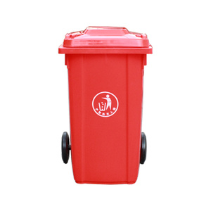 Outdoor 100L litre plastic recycle bin wastebin dustbin with cover