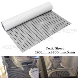 1200mmx2400mmx5mm <b>EVA</b> <b>Foam</b> Teak Decking <b>Sheet</b> Boat Flooring Fit for Yacht Self-Adhesive <b>Foam</b> Marine Flooring Faux Boat Decking - Product Image 3