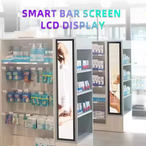 Barre extensible LCD publicité large écran tactile affichage étagère de détail bande de moniteur signalisation numérique étagère bord <span class=keywords><strong>bannière</strong></span> LCD - Product Image 5