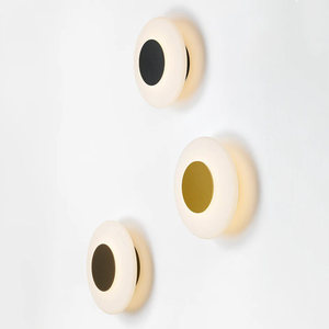 Italian Style Glass Wall Lamp Led <b>Light</b> White <b>Shade</b> Wall Mounted For Living Room Bedroom Study Villa Entryway Hallway - Product Image 1