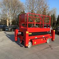 Offre Spéciale LEO SJD 6m Plateforme Élévatrice à Ciseaux Autopropulsée en Acier Inoxydable, Mini Élévateur Électrique sur Chenilles Amovible, Plateforme Extensible 0.9m, 113kg