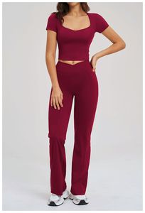 Nuevo Diseño al por Mayor, Conjuntos Deportivos de Alta Calidad para Mujer, Transpirables, para Gimnasio, Leggings de Yoga Personalizados, Top Deportivo de Cintura Alta - Product Image 6