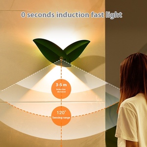 Human Body Sensor <b>Light</b> Magnetic Rechargeable LED Night <b>Light</b> Dimmable <b>Wall</b> Lamp W/ Timer Sconce <b>Light</b> for Closet Bedroom Stairs - Product Image 2