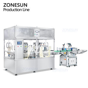 Ligne de production automatique à grande vitesse ZONESUN ZS-AFCL9 pour le remplissage, le bouchage et l'étiquetage de flacons en verre avec hotte à flux laminaire - Product Image 6