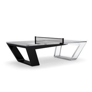 <span class=keywords><strong>Tavolo</strong></span> da <span class=keywords><strong>Ping</strong></span> <span class=keywords><strong>Pong</strong></span> <span class=keywords><strong>Professionale</strong></span> per Interni dal Design Moderno, Alta Qualità, Durevole, 2-in-1 con Telaio in Legno Massiccio e Piano in Acrilico Nero - Product Image 1