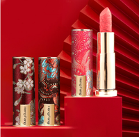H9411 Rouge à lèvres fleur de style chinois Coupe antiadhésive longue durée ne se décolore pas Rouge à lèvres mat