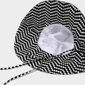 Sombrero de Sol de Ala Ancha con Estampado de Lunares para Mujer, Estilo Pescador, Ideal para Viajes de Verano y Días de Playa - Product Image 5