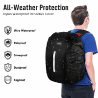 Tas Ransel Laptop 18.4 Inch Kapasitas Ekstra Besar Trendy Fashion dengan Ritsleting USB, Tahan Air, Multifungsi untuk Perjalanan