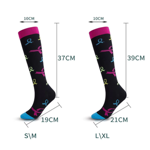 Medias De compressione alta compressione del ginocchio al di fuori di 20-30mmlg calze sportive a compressione del ginocchio vene - Product Image 3