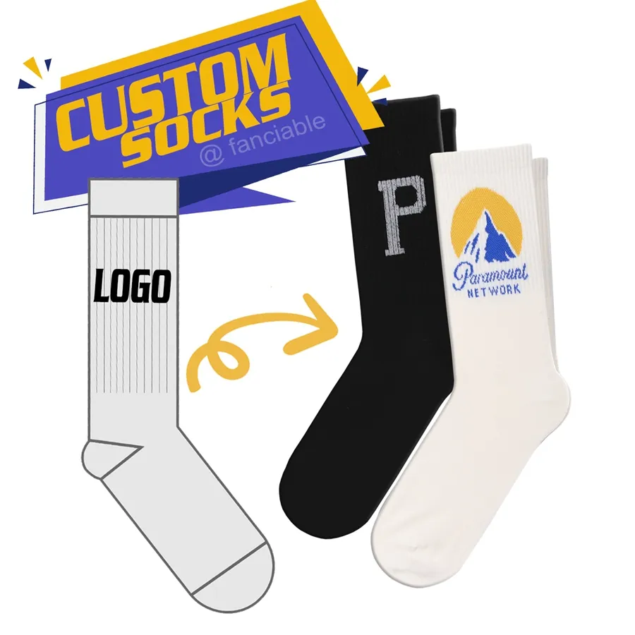 High quality custom made cotton socks custom men solid color custom organic socks