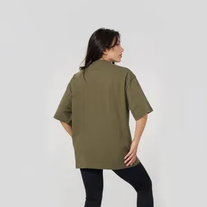 Men's Women's Cotton T-Shirts Unisex Oversized Short Sleeve Crew Neck Loose Basic Tops Solid Athletic Lightweight Plain T Shirt