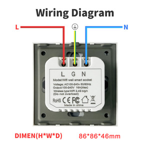 Tuya Smart European Standard <b>Wifi</b> Socket 16A EU <b>Plug</b> With Child Safety Door Protection And App Control - Product Image 2