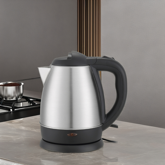 Hotel Used 1.2L Portable Stainless Steel Electric Tea Coffee Kettle